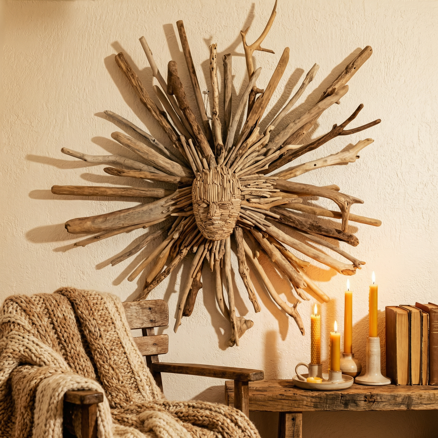 Driftwood Wall Art | Wood Wall Sculpture