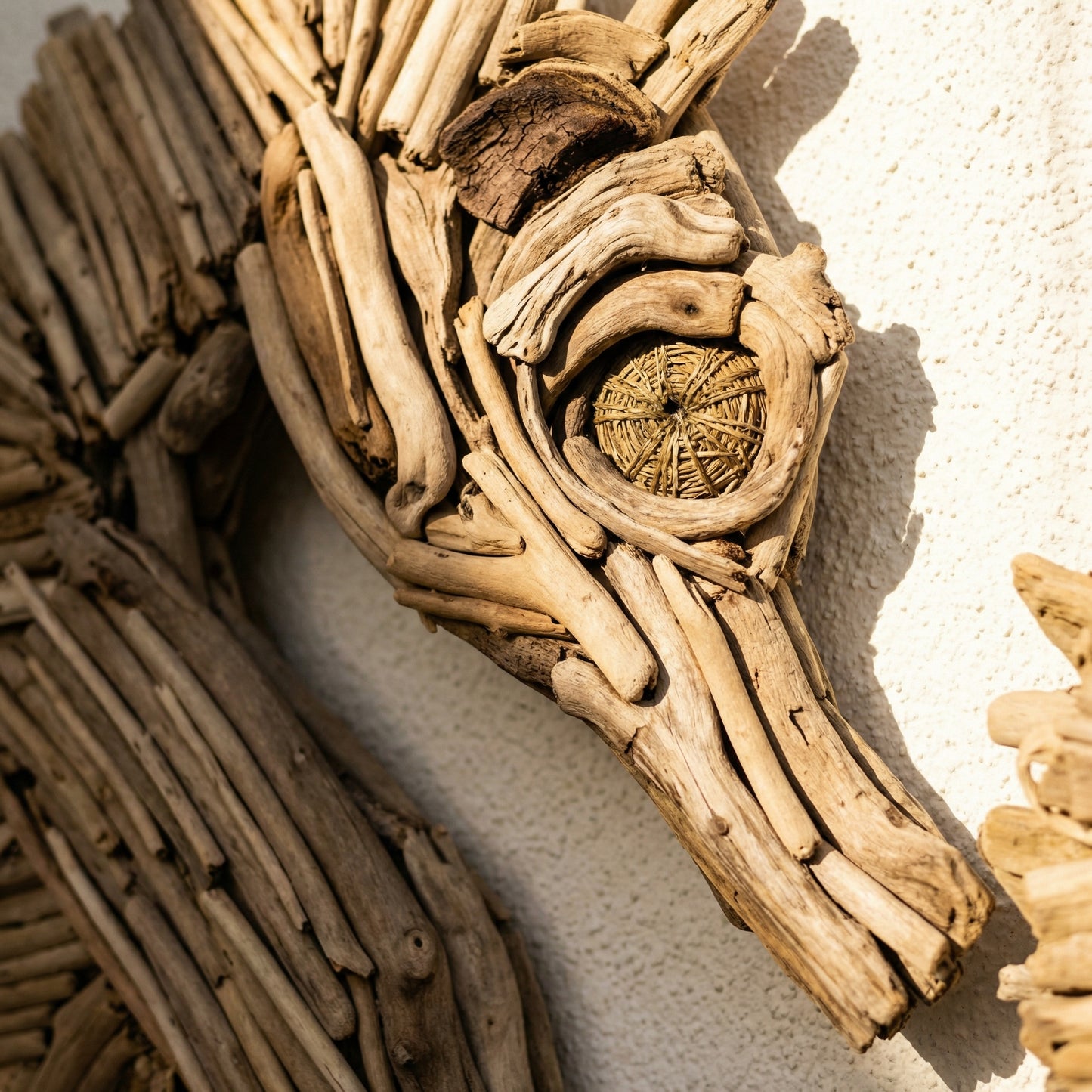 Driftwood Seahorse Wall Art | Coastal Wall Hanging Decor