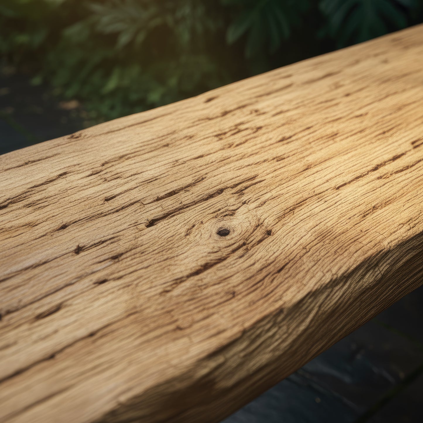 Rustic Hallway Bench | Rustic Entryway Seating in Solid Wood